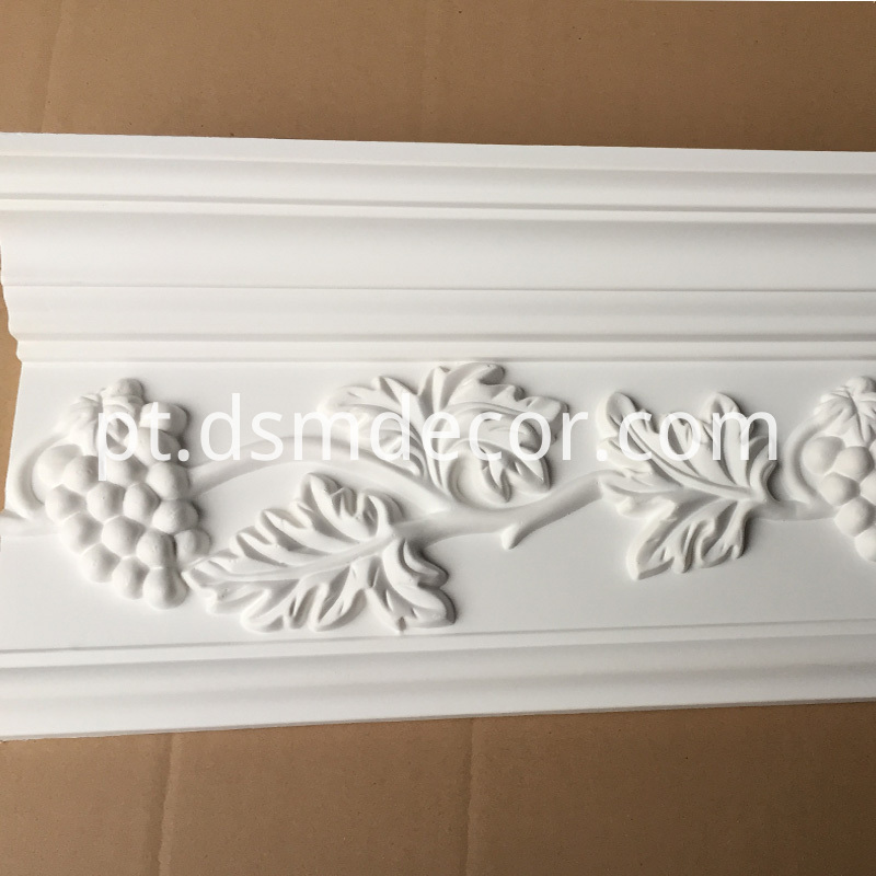 Moldagem de coroa de uva de poliuretano Polyurethane Grape Crown Molding